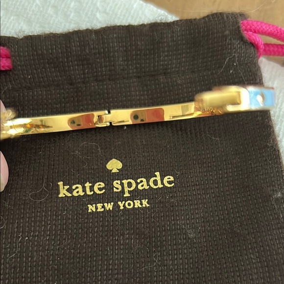 Kate Spade Gold and Blue Enamel Bracelet - Picture 2 of 5